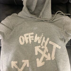 Off-White Gray Hoodie